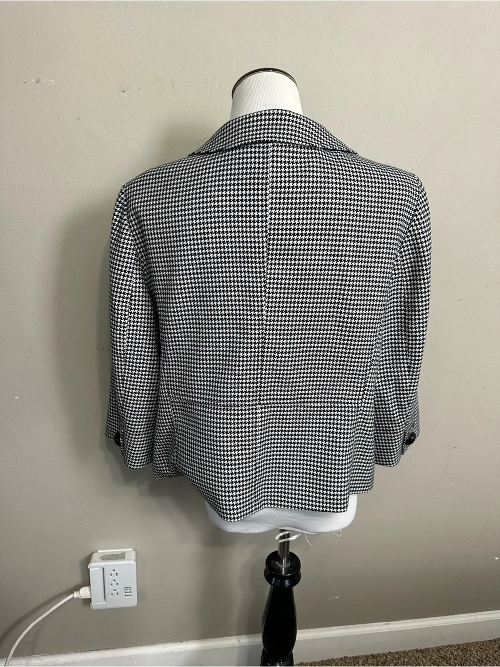 Talbots classic houndstooth